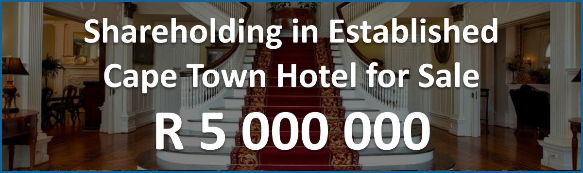 shareholding in established cape town hotel