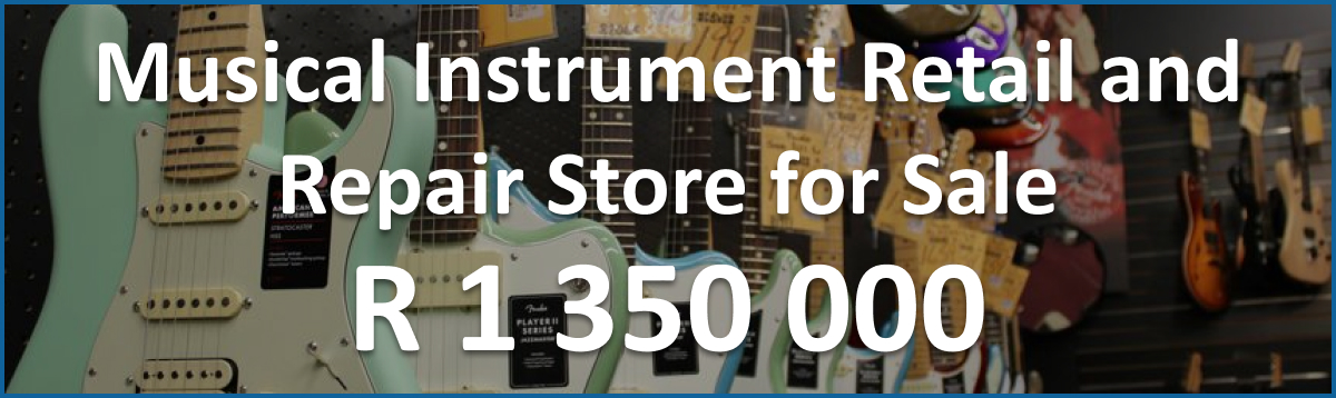 musical instrument retail and repair store