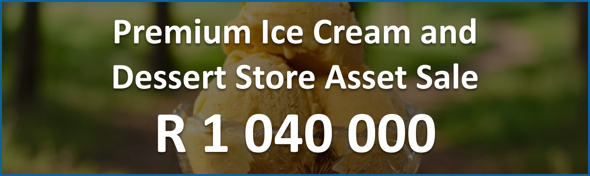 premium ice cream and dessert store asset sale
